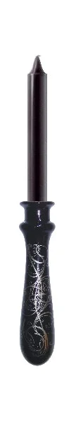 Fashionistas Glass Drip Candle Set - Black