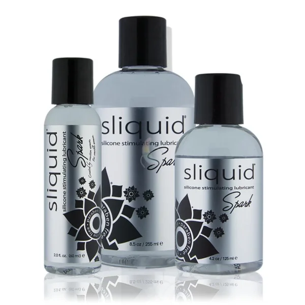 Sliquid Spark Booty Buzz Stimulating - Silicone-Based Lube | 4.2oz