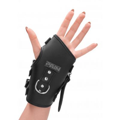 Suspension Cuffs Leather Hands Feet Black