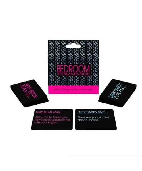 Bedroom Commands Card Game