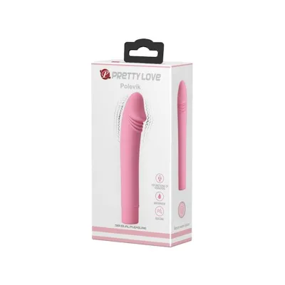 Pixie Mini Classic Vibrator 6 Inch Pink 6 Inch