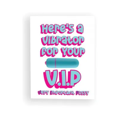 Games Novelty Naughty Vibes Vip Greeting Card