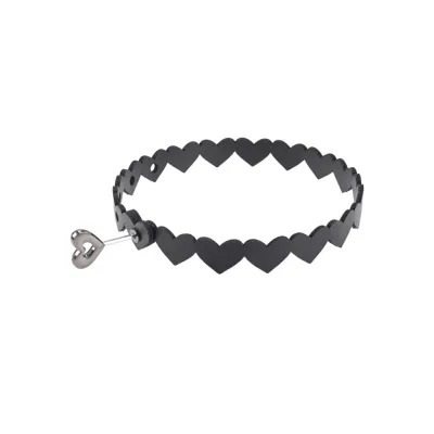 Heart Day Collar Black