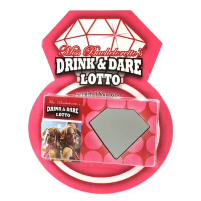 Miss Bachelorettes Drink and Dare Lotto Game