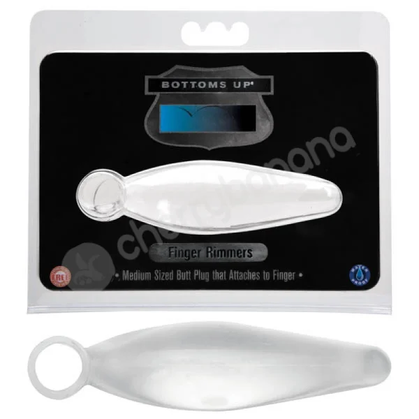 Bottoms Up Finger Rammers Ice Medium Butt Plug