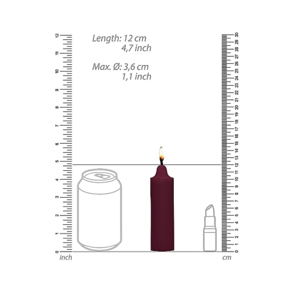 Ouch Wax Play Candle - Rose Scented - 100 G
