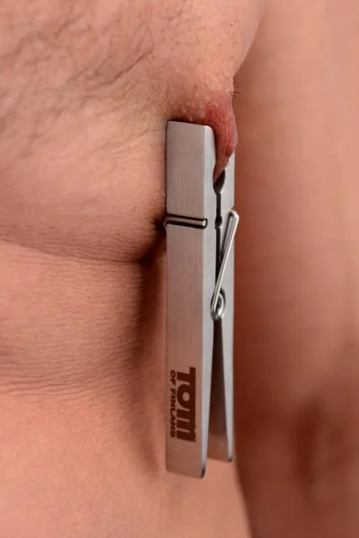 Tom Of Finland Bros Pin Stainless Steel Nipple Clamps