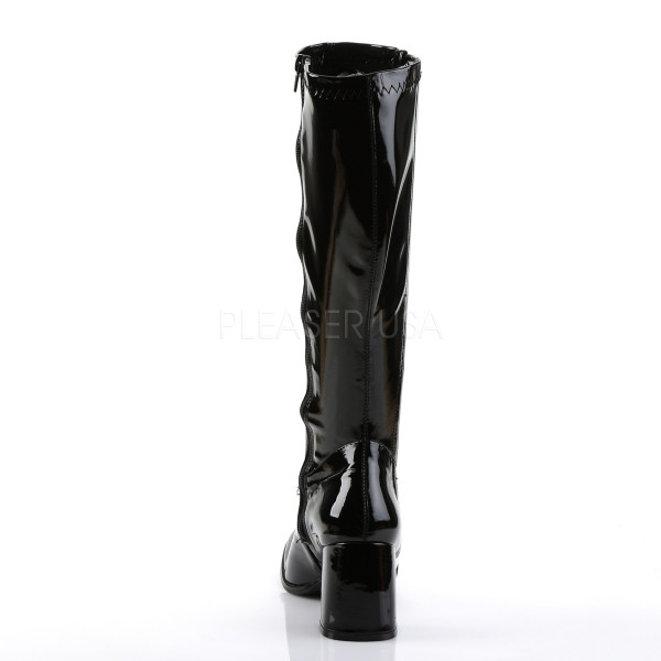 3 inches Block Heel, Gogo Boot, Str. Pat & TPU, Side Zip — image 8 of 8