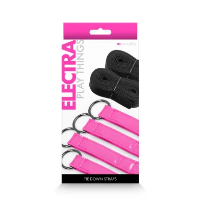 Electra Play Things Tie Down Straps Pink