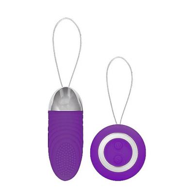 Ethan Rechargeable Remote Control Love Egg Purple 4 7 Inch