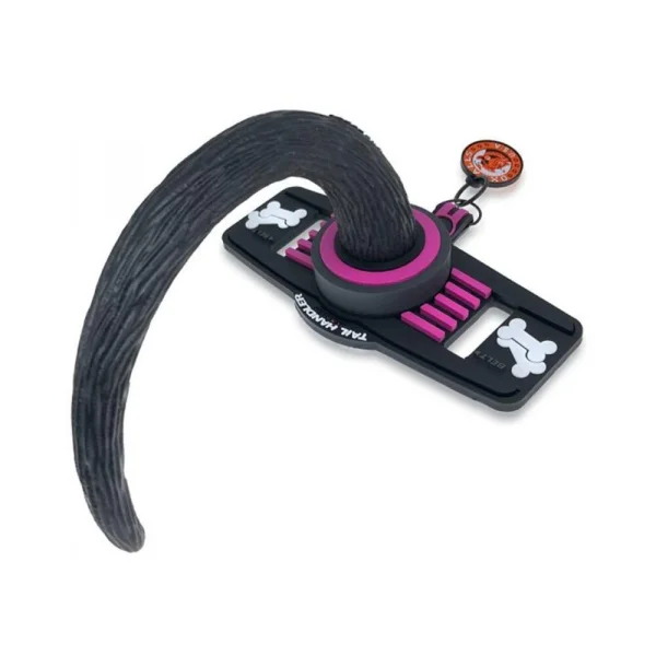 Oxballs Tail Handler Belt Strap With Pup Tail Silicone/pvc Pink — image 2 of 2