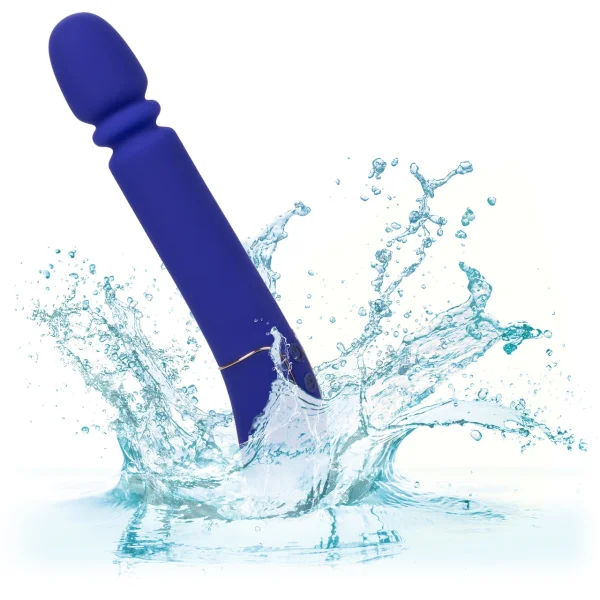Shameless Slim Thumper Powerful Silicone Waterproof Rechargeable Thruster By CalExotics