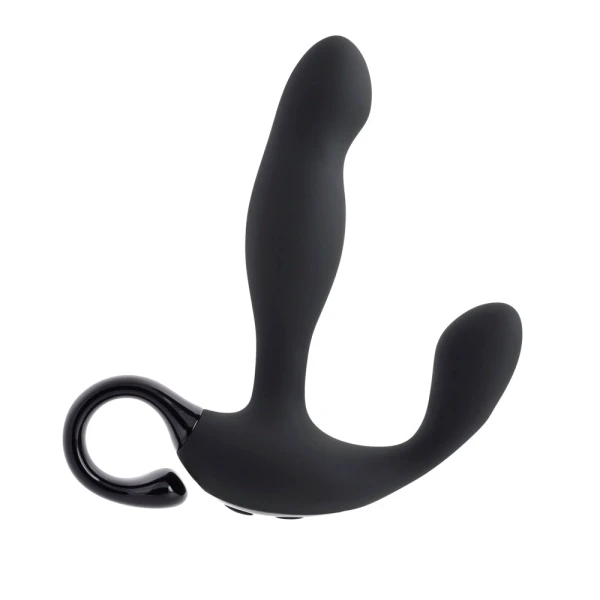 Playboy Pleasure Come Hither Silicone Rechargeable Vibrating Prostate Massager With Remote - Black
