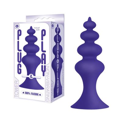 The 9 s Plug Play Silicone Plug Tower Plum