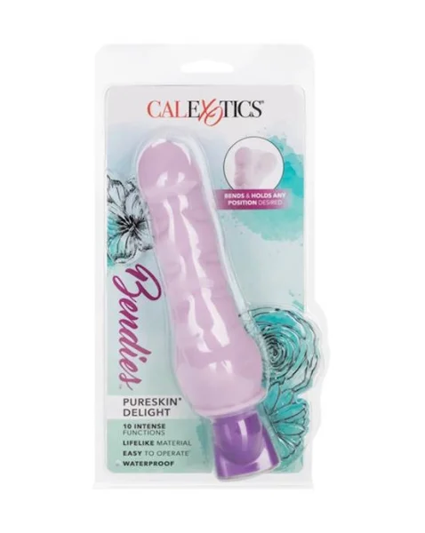 10 Function Pure Bendie Vibrator - Purple