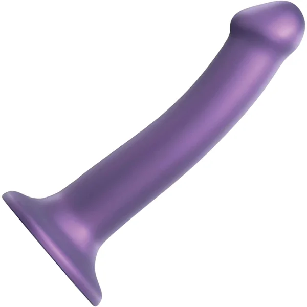 Strap-On-Me Metallic Shine Silicone Dildo