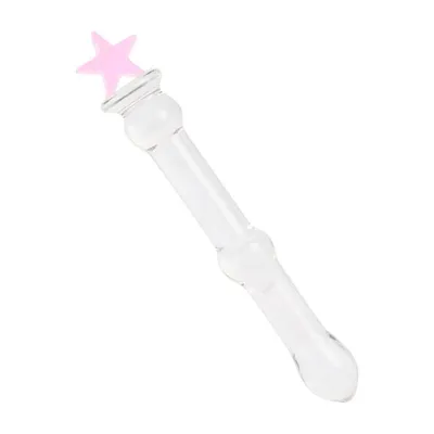 Lucent Small Star Handle Glass Massager