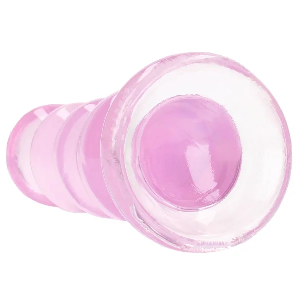 RealRock Crystal Clear Jelly 5.5 Inch Curvy Dildo