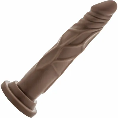 Dr Skin 7 5 Inch Basic Realistic Dildo With Suction Cup by Blush Chocolate