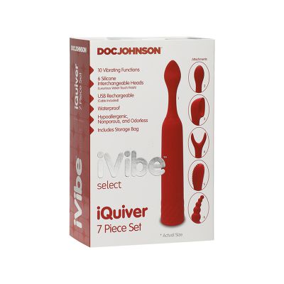 iVibe Select iQuiver 7 Piece Set Red Velvet