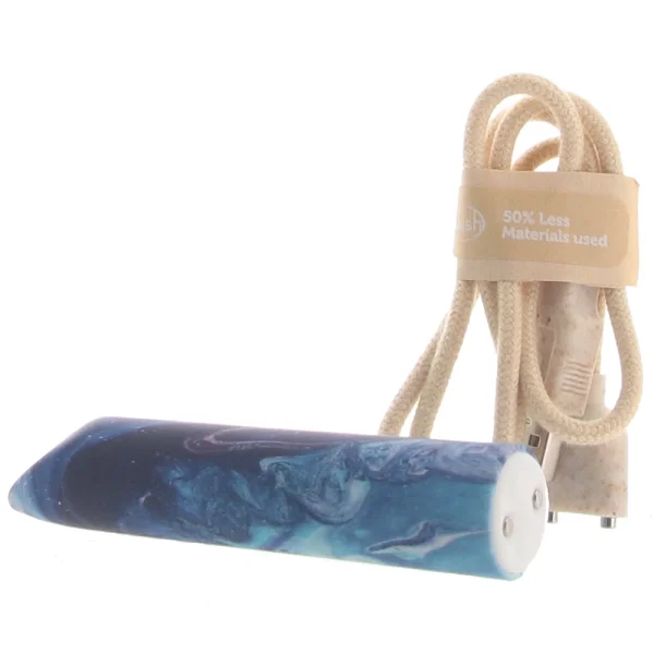 Limited Addiction Mesmerize Rechargeable Waterproof Power Vibe By Blush - Azure