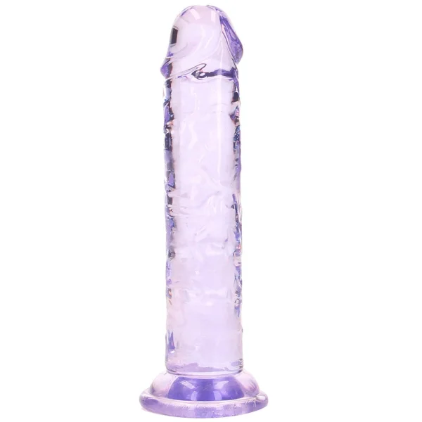 RealRock Crystal Clear Jelly 6 Inch Dildo