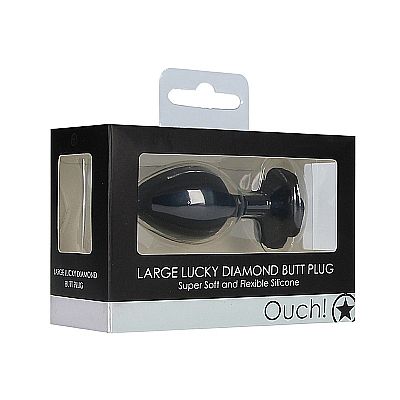 Large Lucky Diamond Butt Plug
