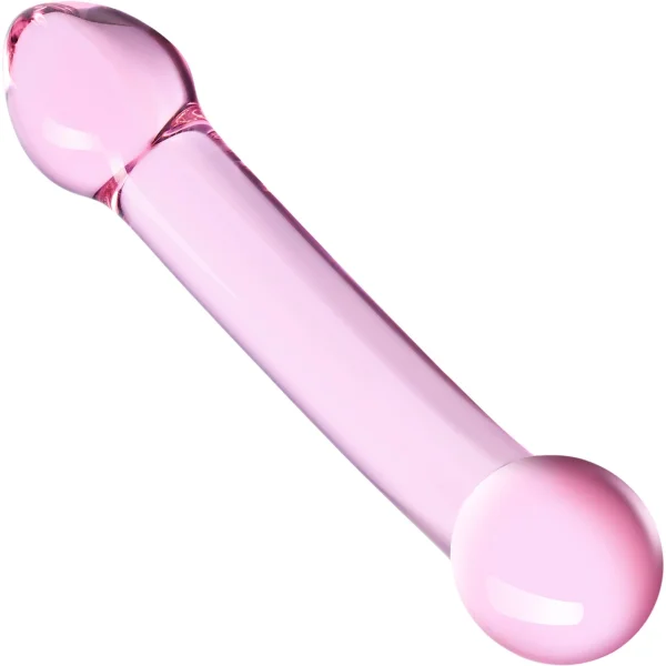 Glas Double Trouble Glass Dildo - Purple