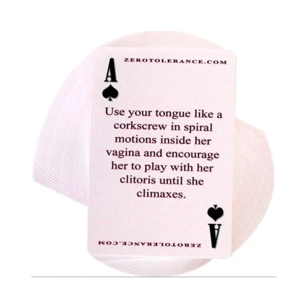 Zero Tolerance Getting & Giving Cunnilingus Cards