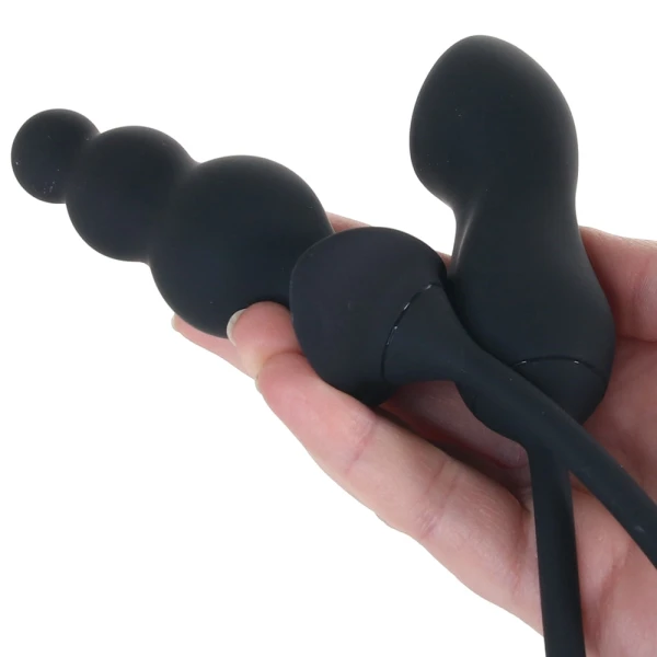Gender X Double My Pleasure Rechargeable Waterproof Silicone Vibe & Plug Combo