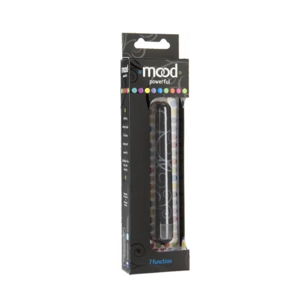 Mood - Powerful - Large Black 7 Function Bullet