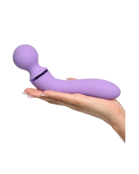 Fantasy For Her Duo Wand Massage-her - Purple - 7.7 Inch