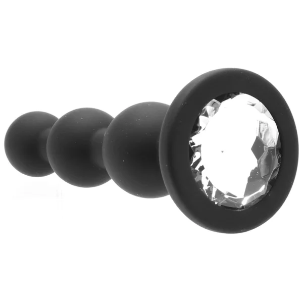OUCH! Silicone Beaded Diamond Butt Plug
