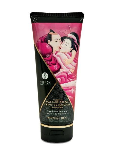 Kissable Massage Cream - Raspberry Feeling - 7 Fl. Oz. - 200 ml