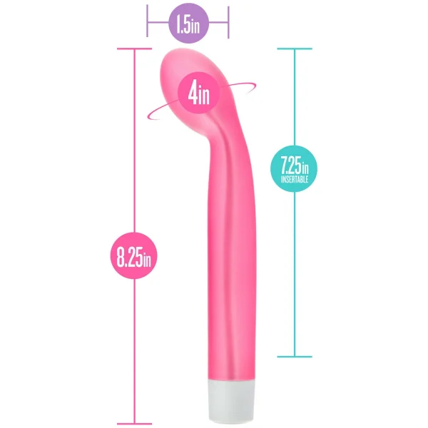 Noje G Slim Rechargeable G-Spot Vibrator by Blush Novelties - Rose