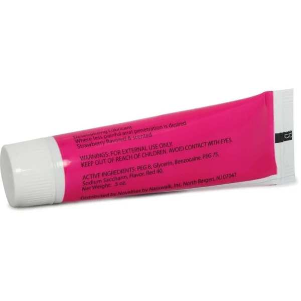 Anal-Ese Strawberry - Numbing Anal Lubricant | 1.5 Oz (45ml)