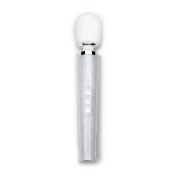 Le Wand 'All that Glimmers' Small Wand Vibrator - White