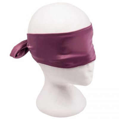 Bind Blush Pink Satin Tie Blindfold Scarf