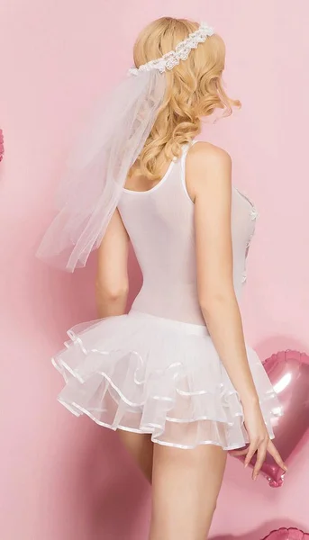 Bridal Babydoll Inspired Dress - Veil Included! — image 10 of 10