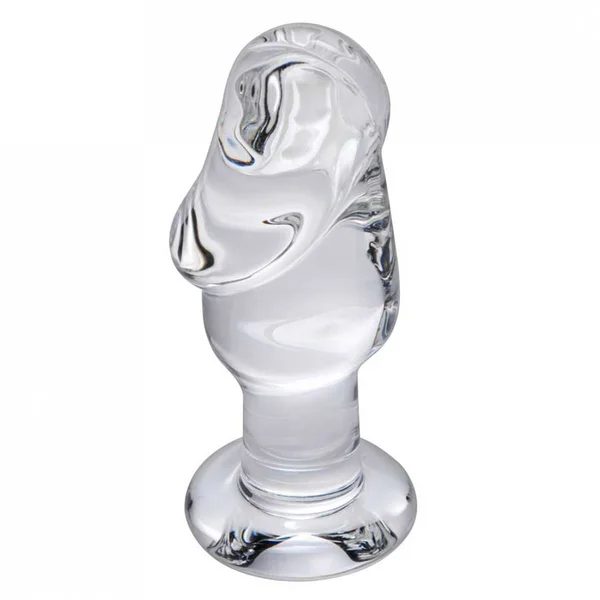Asvini Glass Penis Shaped Anal Plug by Trinity Vibes — image 4 of 5