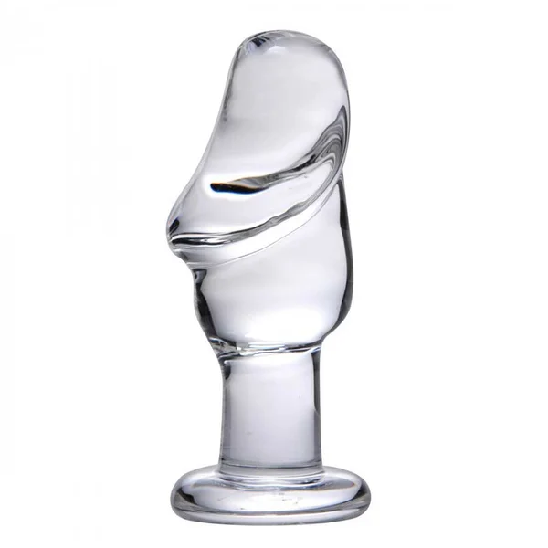 Asvini Glass Penis Shaped Anal Plug by Trinity Vibes — image 2 of 5