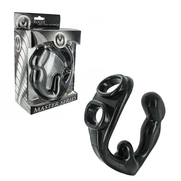 Rogue Erection Enhancer Cock & Ball Sling Anal Plug by Master Series — image 2 of 5