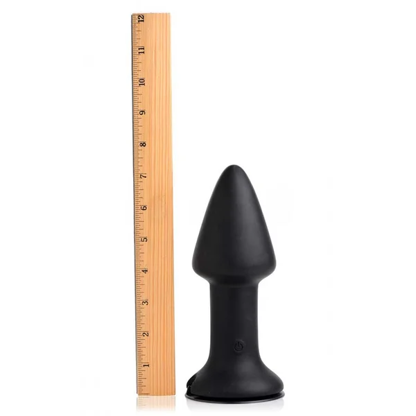 Mega Spade 10x Vibrating XL Silicone Butt Plug by Master Series — image 5 of 6