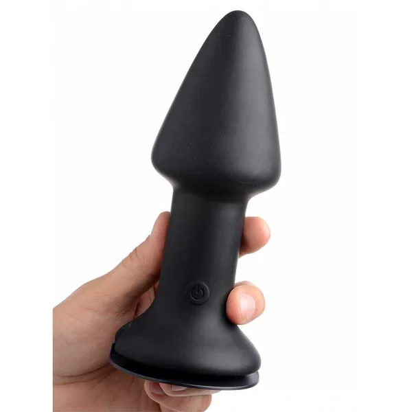Mega Spade 10x Vibrating XL Silicone Butt Plug by Master Series — image 4 of 6