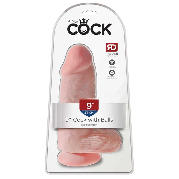 King Cock Chubby 9 Inch Dildo | Massive Suction Cup Dildo for Anal — image 9 of 11