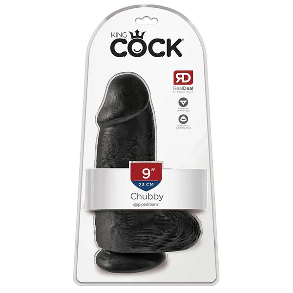 King Cock Chubby 9 Inch Dildo | Massive Suction Cup Dildo for Anal — image 10 of 11