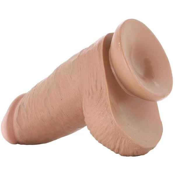 King Cock Chubby 9 Inch Dildo | Massive Suction Cup Dildo for Anal — image 7 of 11
