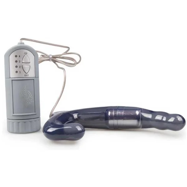 Men's Charcoal Pleasure Wand Vibrating Prostate Massager by Doc Johnson — image 5 of 9
