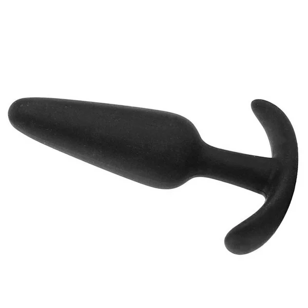 Mood Naughty Black Silicone Butt Plug by Doc Johnson (S,M,L, & XL) — image 3 of 6