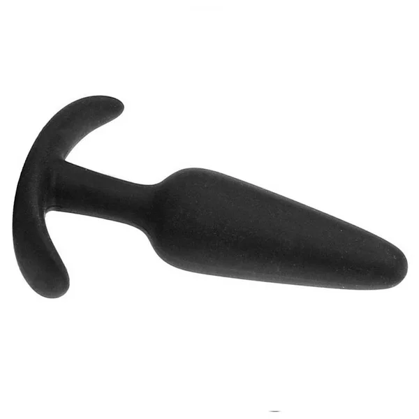 Mood Naughty Black Silicone Butt Plug by Doc Johnson (S,M,L, & XL) — image 4 of 6